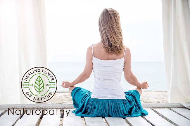 woman meditating