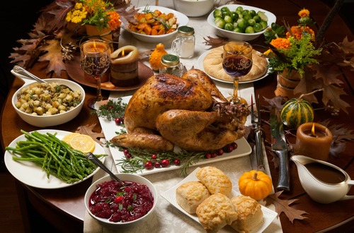 shutterstock_thanksgiving dinner