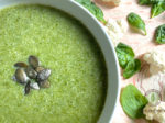 免疫力強化カリフラワーとほうれん草のスープ